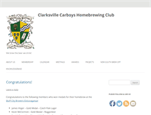 Tablet Screenshot of clarksvillecarboys.com